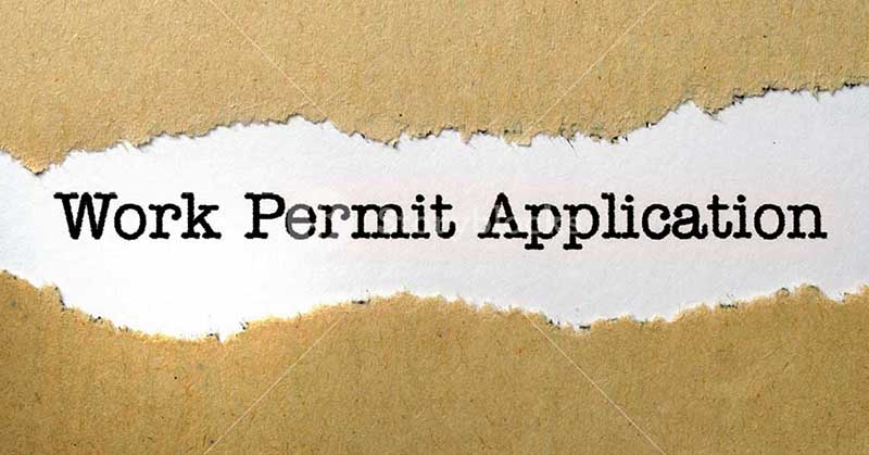 Work permit application