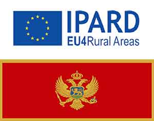 IPARD logo i zastava Crne Gore