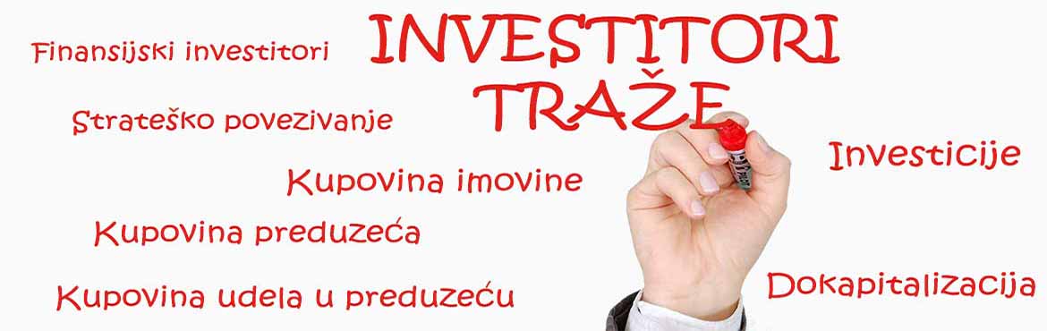 Investitori traže