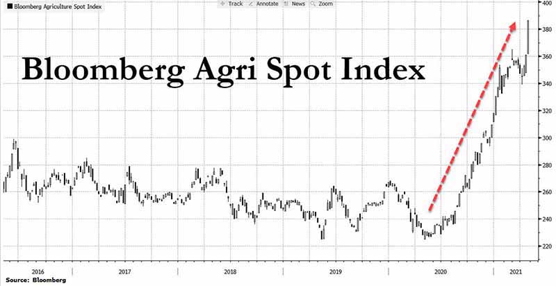 Bloomberg Agri index Bloomberg Agri index